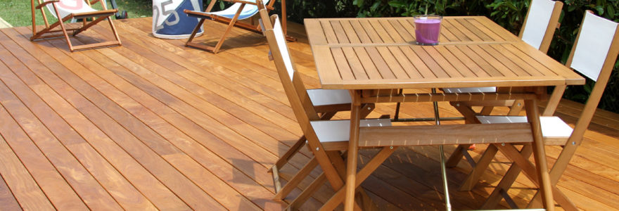 Salon de jardin en teck